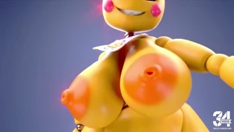 Toy Chica Lifts You Up - With Surprise (futa) thumbnail