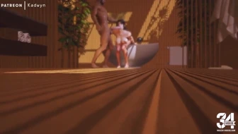 Mai shiranui animation[Kadwyn][4k 60fps] thumbnail