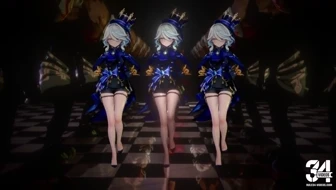 Furina just Walking like a little slut thumbnail