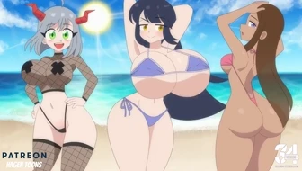 Dancing on the Beach [HagenToons] thumbnail