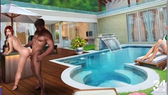 Sexy Airlines Villa Poolside thumbnail