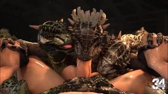 Argonian foursome Blowjob thumbnail