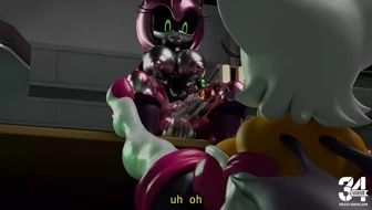 Rouge trying to steal Chaos emerald from Tails’s Metal Amy Ends Up Getting Fucked thumbnail