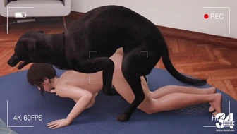 Sayuri and dog 2 thumbnail