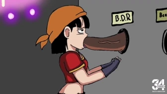 Pan Tries Glory hole thumbnail