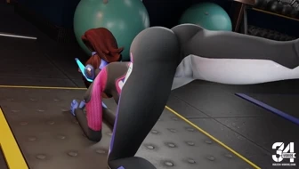 D.va's Gym Workout [Dme_nsfw] thumbnail