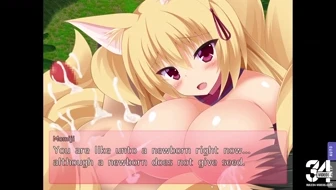 Domination Quest - Momiji's Breastfeeding Tailjob thumbnail