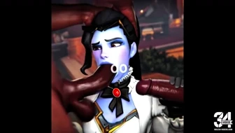 He's so handsome, he's my hero | Widowmaker BLACKED Edit | PMV HMV EDIT| thumbnail