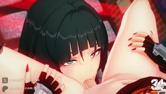 JaneDoe x Belle Blowjob (sound) thumbnail