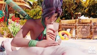 "Beach day with psylocke (Full)" thumbnail