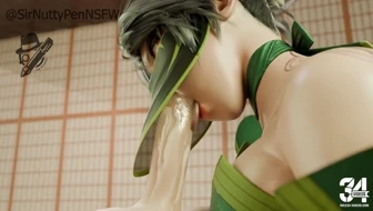 Akali Blowjob Closeup thumbnail