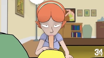 [SpigNsfw] Jessica thanking Morty for a great first date, oh jeez! thumbnail