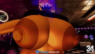 Toy chica hyper breast jiggle miniature