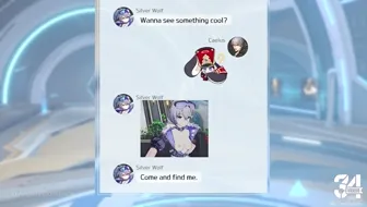 Texting with Silver Wolf thumbnail