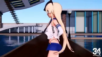 Shimakaze - Wife [MMD R15] GenesisMMD 썸네일