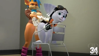 Rivet x Futanari Tawna Bandicoot (Ratchet & Clank/Crash Bandicoot) thumbnail