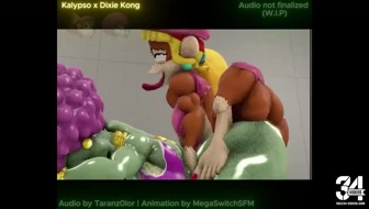 Kalypso x Dixie Kong Futanari (Donkey Kong Country) thumbnail