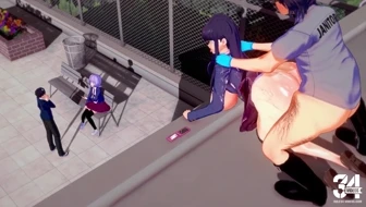 Komi-san on rooftop (Old) [Japs8005] thumbnail