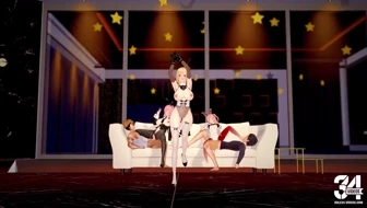 bisque doll NTR cosplay show - Love Dive thumbnail