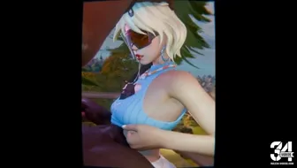 Summitseeker Evie clothed titty fuck thumbnail