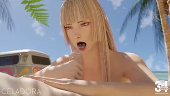 Lili Blowjob at the Beach thumbnail