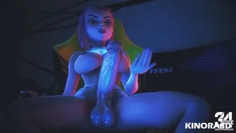 Raven x Starfire Blowjob 썸네일