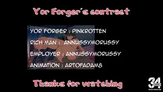 Yor Forger's contract miniatura