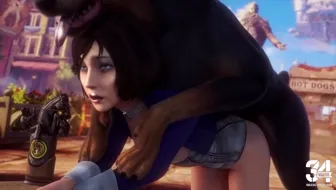 [Rekin3D] Elizabeth X Dog (1080p60)