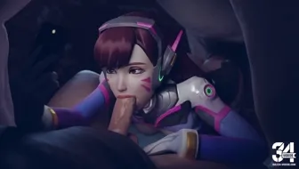 [Rekin3D] D.va X Guy X Horse (1080p60) 썸네일