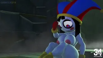 possesed pomni exorcism thumbnail