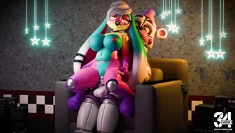 Nebula & Funtime Freddy HD [BabyMoonART] thumbnail