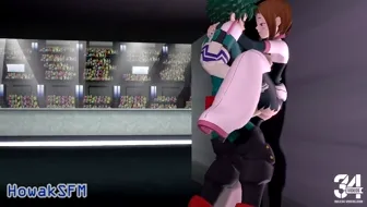 Deku Fucking Uraraka before his match miniature