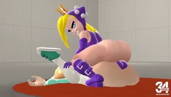 Wapeach dicking down Rosalina thumbnail