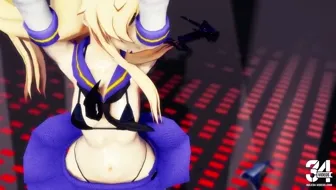 Shimakaze - Yeah Oh Ahhh Oh [MMD R15] Hamselvish. 썸네일