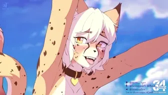 Catgirl fucked on the beach thumbnail