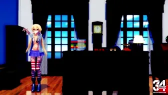 Shimakaze - Chikatto Chika Chika​ [MMD] Hamselvish miniatura