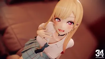 Kitagawa Marin Ahegao [Uncensored] miniature