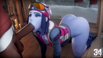 Widowmaker Blowjob [Blacked][Aphy3D] 썸네일