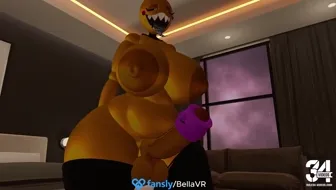 Futanari Toy chica fucks fleshlight küçük resim