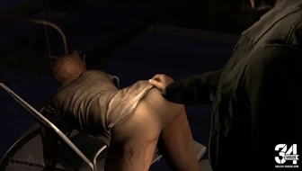 Fucking the Silent Hill nurse doggy style thumbnail