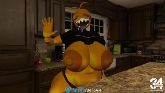 Heavy milk bags toy chica