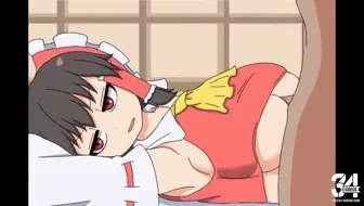 Reimu Hakurei Straddling Paizuri