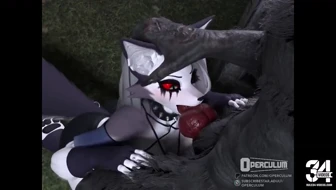 Loona Throating A Werewolf thumbnail