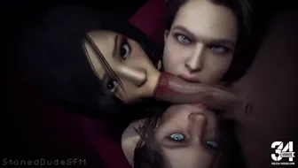 The RE girls freaky Foursome. [Stoneddude] thumbnail