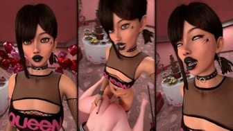 Goth futa Kobeni records her adventures thumbnail