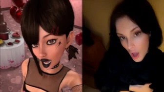 My futa remake and Kendal's orig comparison thumbnail