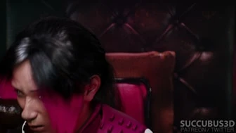 Redline got 4 huge dicks on her face! thumbnail