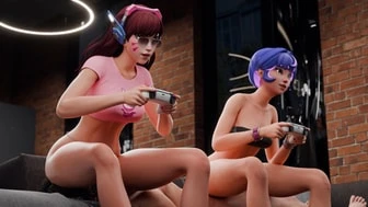 Juno & D.Va [NoMale] [NO WM] [Magikal3D] [4K] [60FPS] thumbnail