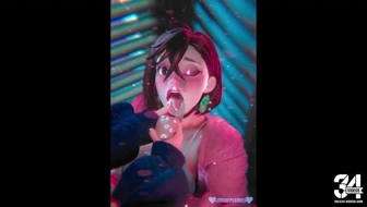 Cumming on momos face thumbnail