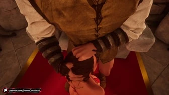 King Uses Dancer Hard - Fingering, Facefuck & Creampie thumbnail